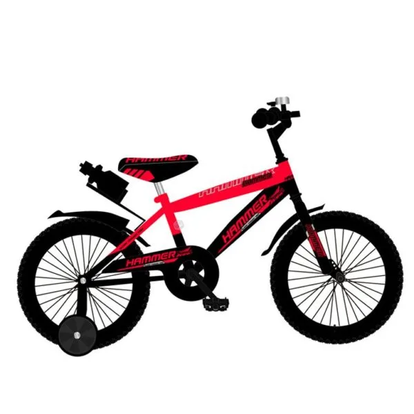 16" Hammer Bicycle Red - Black