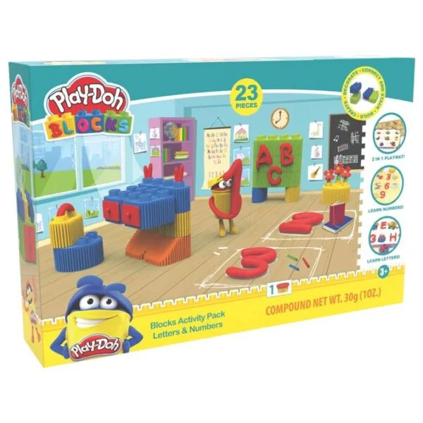 Play-Doh Blocks Letters Numbers Activity Pack Bld-3402