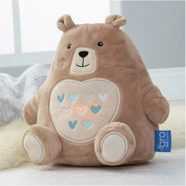 Tommee Tippee Grobag Bennie the Bear από Ύφασμα με Λευκούς Ήχους, Μουσική, Φως και Αισθητήρα Κλάματος για Νεογέννητα