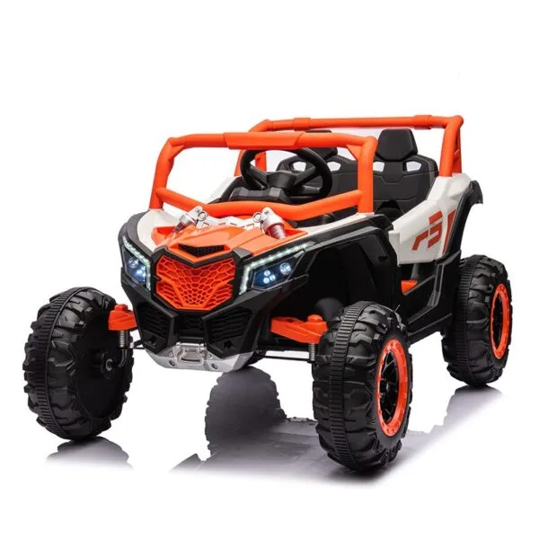 Ηλεκτροκίνητο Παιδικό Αυτοκίνητο Διθέσιο Buggy Τύπου 4×4 12V 7AH Πορτοκαλί