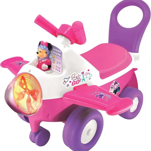 Kiddieland 063610 Disney Animated Lights Minnie Mouse Activity Plane