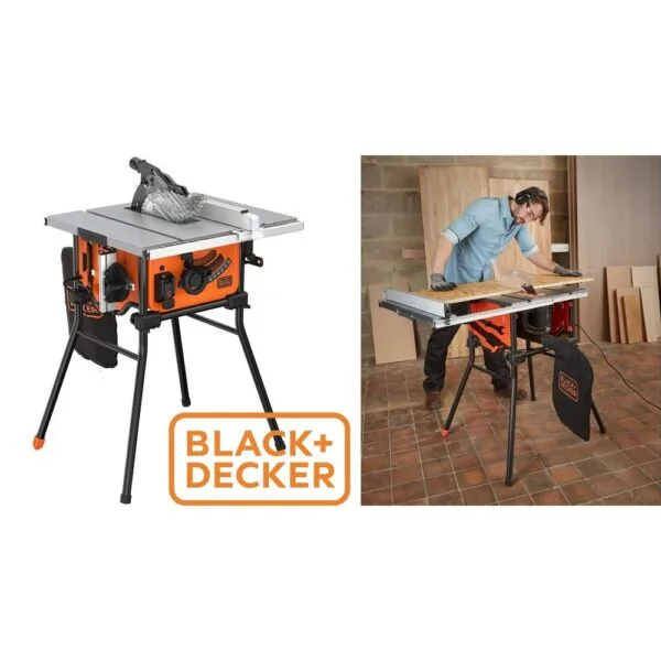 Black & Decker BES720 Δισκοπρίονο Πάγκου με Ισχύ 1800W & Δίσκο Κοπής Διαμέτρου 254mm