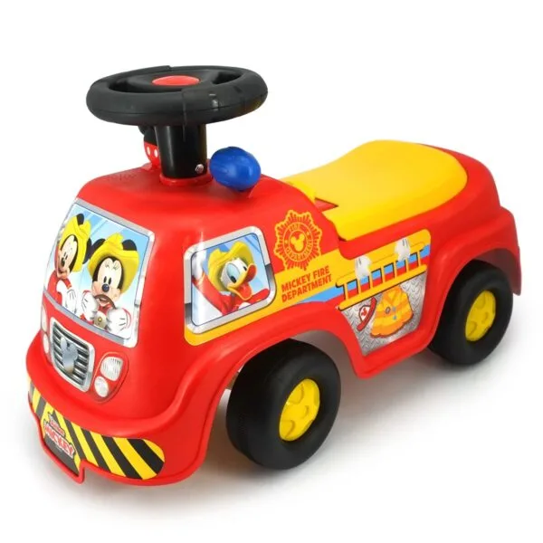 Kiddieland 063867 Lights N Sounds Mickey Fire Truck