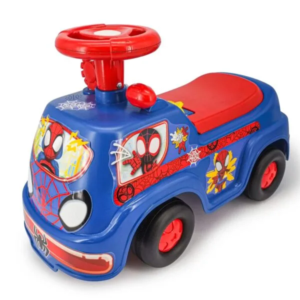 Kiddieland 063933 My First Spiderman Racer Lights N Sounds Ride-On