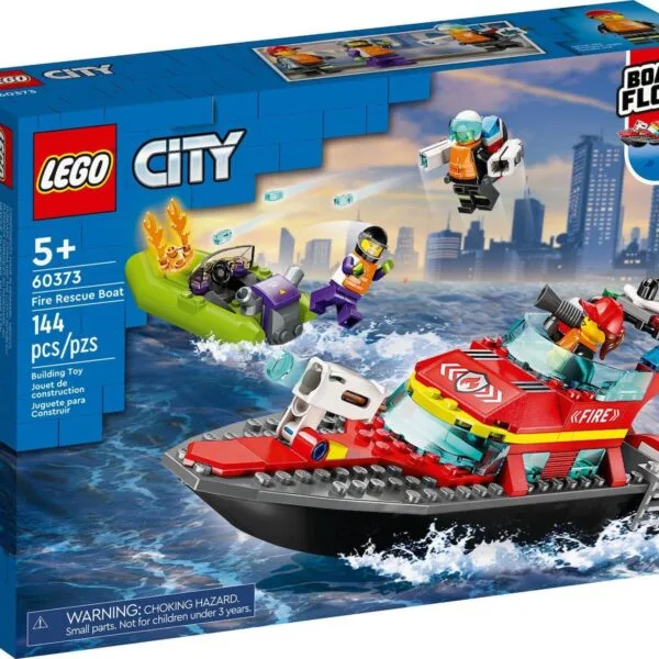 Lego City Fire Rescue Boat 60373 Για 5+ Ετών