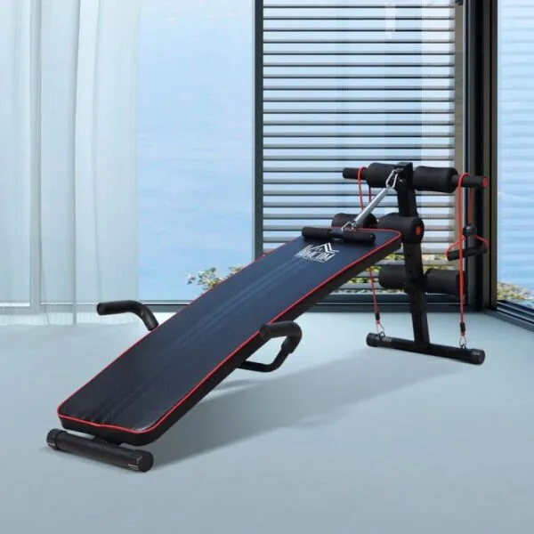 Πάγκος Κοιλιακών και Ασκήσεων Sit Up 56.5 x 135 x 50-68 cm HOMCOM A91-072
