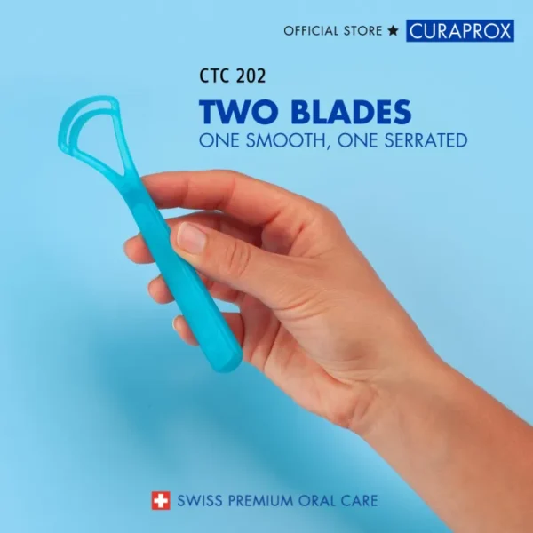 Curaprox CTC202 Tongue Scraper Καθαριστής Γλώσσας Με Μεγάλη Αποτελεσματικότητα!