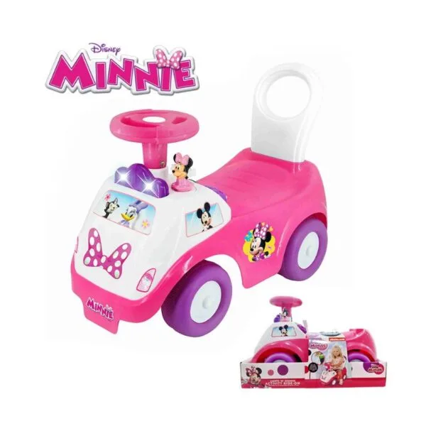 Kiddieland 057281 Minnie Mouse Activity Ride-On Toy Pink