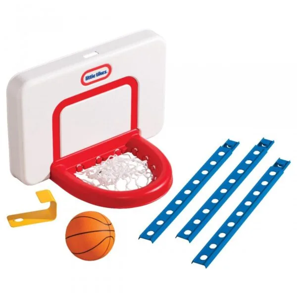 Little Tikes Παιδική Μπασκέτα Εσωτερικού Χώρου Πόρτας Με Μπάλα Attach N Play