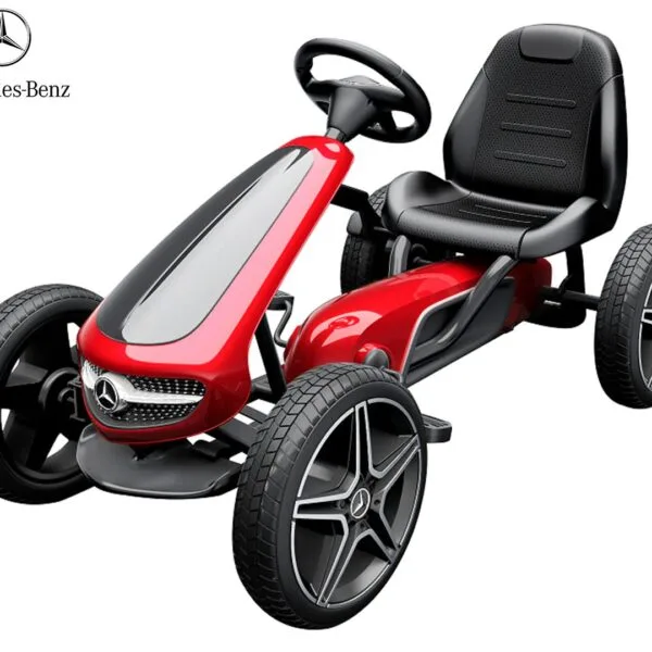 Mercedes Benz Pedal Go Kart - Red/Black