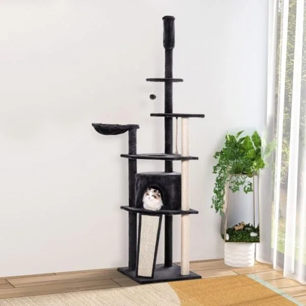 Δέντρο Γάτας - Ονυχοδρόμιο 56 x 56 x 210-240 cm PawHut D30-354