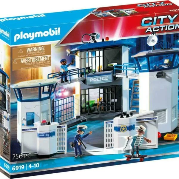 Playmobil City Action Αρχηγείο Αστυνομίας Και Φυλακή Ασφαλείας 6919 Για 4-10 Ετών