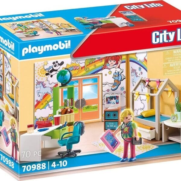 Playmobil City Life Μοντέρνο Εφηβικό Δωμάτιο 70988 Για 4-10 Ετών
