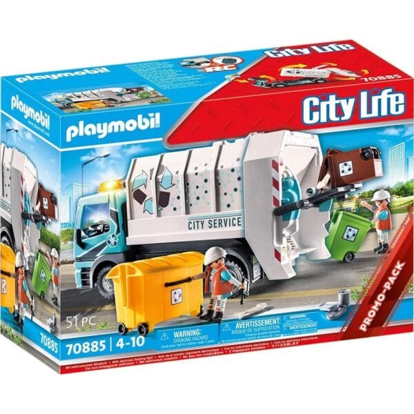 Playmobil City Life Φορτηγό Ανακύκλωσης 70885 Για 4-10 Ετών