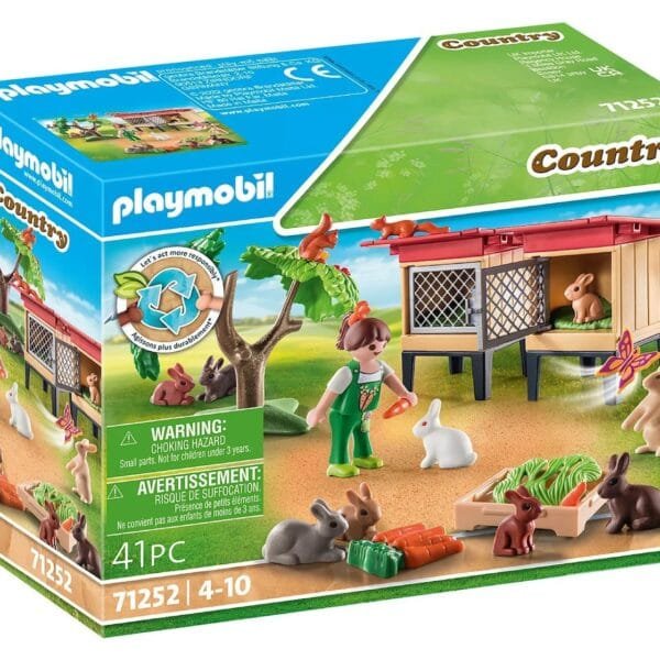 Playmobil Country Κουνελόσπιτο 71252 Για 4-10 Ετών