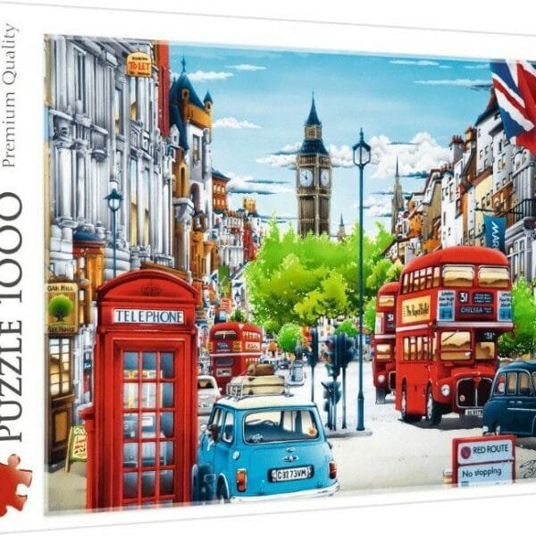 Puzzle London Street 2D 1000 Κομμάτια Trefl